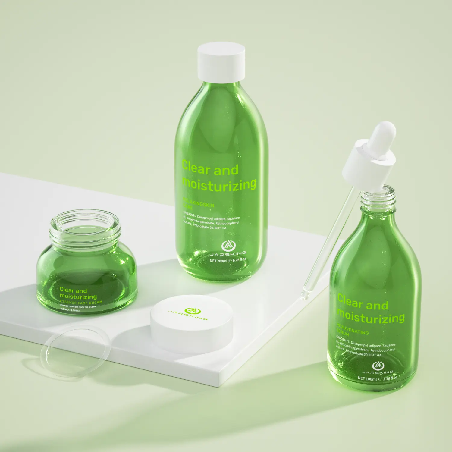 Skincare bottle & jar sets